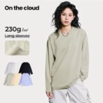 16M-230G Regular long-sleeved shirt made of ice-feel cotton