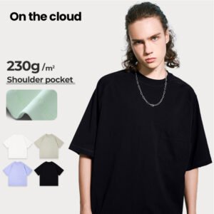 68C-230 grams of ice-feel cotton (solid color raglan with a pocket)