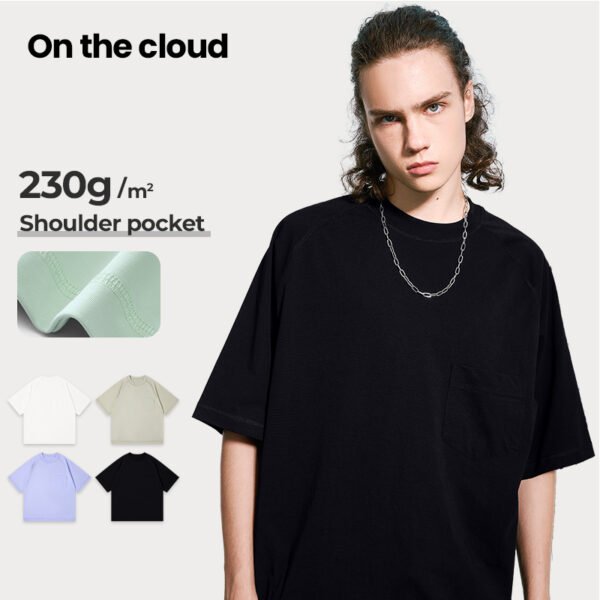 68C-230 grams of ice-feel cotton (solid color raglan with a pocket)