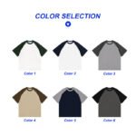 77Z-230G of ice-feel cotton (contrasting color raglan)