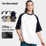 77Z-230G of ice-feel cotton (contrasting color raglan)