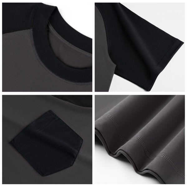 78Z-230G of ice-feel cotton (contrasting color raglan with a pocket)