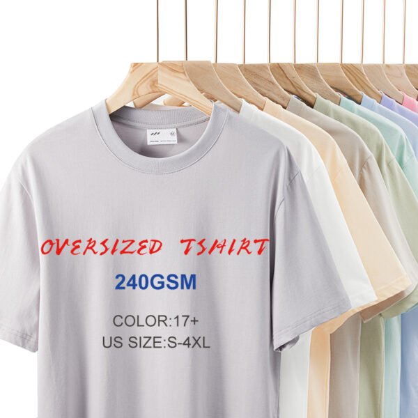 10D-240G Heavyweight short-sleeved T-shirt