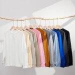 05C-230G Long-sleeved T-shirt with ribbed cuffs