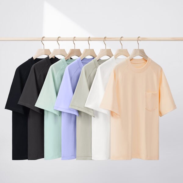 68C-230 grams of ice-feel cotton (solid color raglan with a pocket)