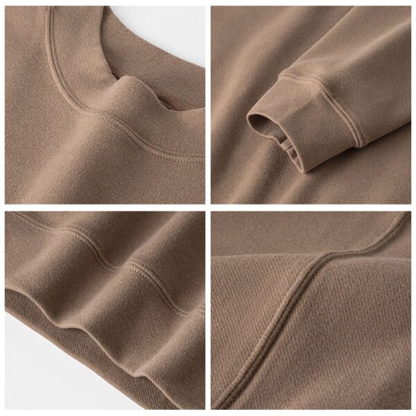 19T-280G Cationic twill fleece-lined sweatshirt