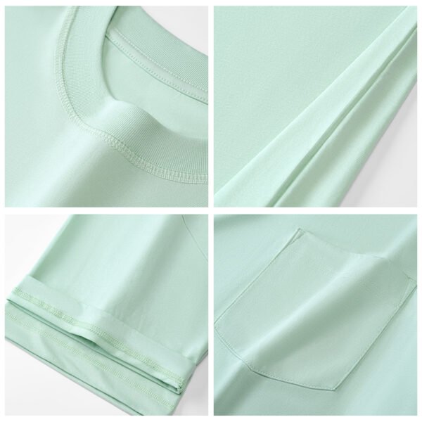 59M-230G of ice-feel cotton (half sleeves with a pocket)