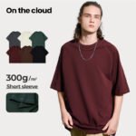 66C-300G Long-staple cotton (raglan short-sleeved solid color plain version)