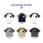 78Z-230G of ice-feel cotton (contrasting color raglan with a pocket)
