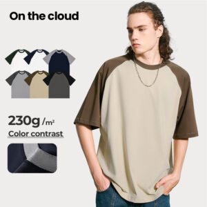 77Z-230G of ice-feel cotton (contrasting color raglan)