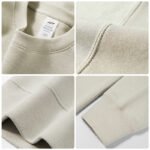 28W-400G Crew-neck hoodie with fleece