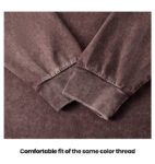 22T-230G Water-washed snowflake ribbed long-sleeved shirt