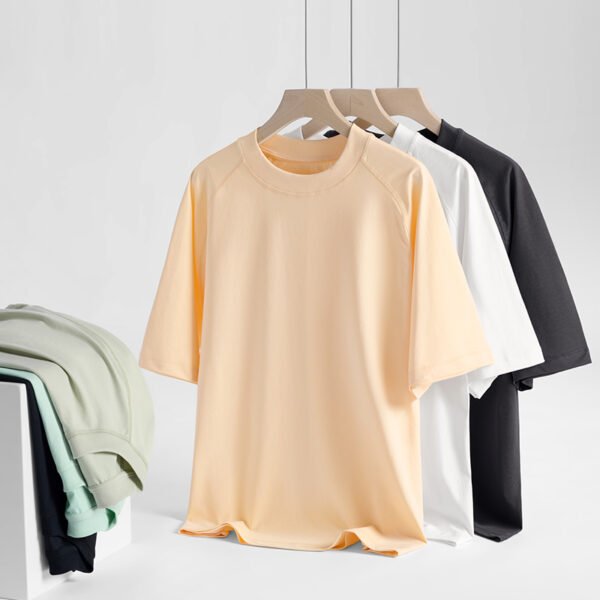 67C-230G of ice-feel cotton (solid color raglan, plain version)