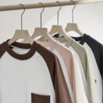 76Z-300G Long-Staple cotton (raglan contrast short-sleeved with pocket)