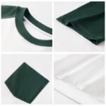 76Z-300G Long-Staple cotton (raglan contrast short-sleeved with pocket)