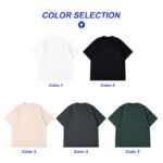 58M-300G Long-Staple cotton (double-pocket, split hem, five-eighths sleeve)