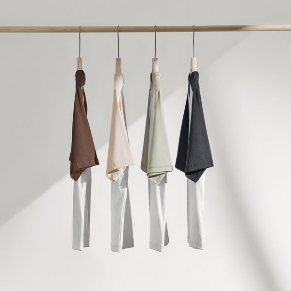 76Z-300G Long-Staple cotton (raglan contrast short-sleeved with pocket)