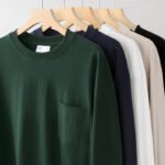 02C-240G Long-sleeved T-shirt with pockets