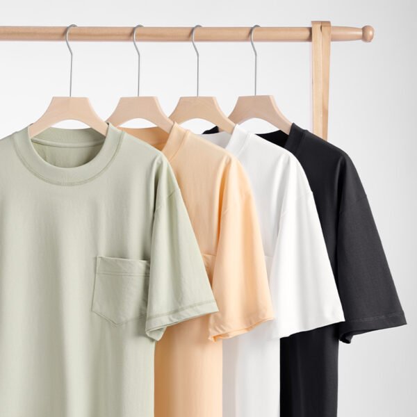 59M-230G of ice-feel cotton (half sleeves with a pocket)