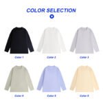 16M-230G Regular long-sleeved shirt made of ice-feel cotton