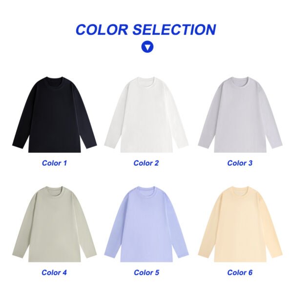 16M-230G Regular long-sleeved shirt made of ice-feel cotton