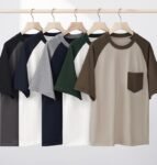 78Z-230G of ice-feel cotton (contrasting color raglan with a pocket)