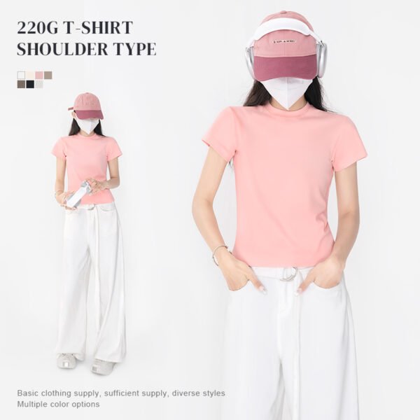 1012T-220g Slim Short Sleeves on the Shoulders