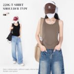 1037T-220g Collarless Vest