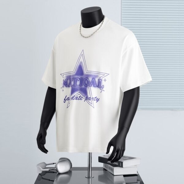 300 g pure cotton trendy brand Watermark process T-shirt