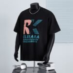 300 g pure cotton trendy brand RUBBER PASTE PRINTING process T-shirt