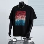 300 g pure cotton trendy brand foaming printing process T-shirt