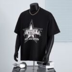 300 g pure cotton trendy brand Watermark process T-shirt