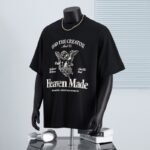 300 g pure cotton trendy brand scald silver printing process T-shirt