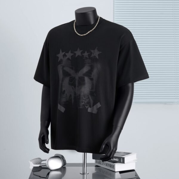 300 g pure cotton trendy brand Watermark process T-shirt