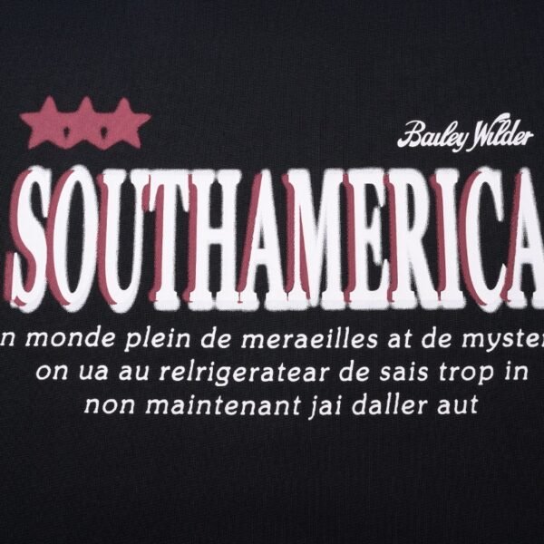 300 g pure cotton trendy brand RUBBER PASTE process T-shirt