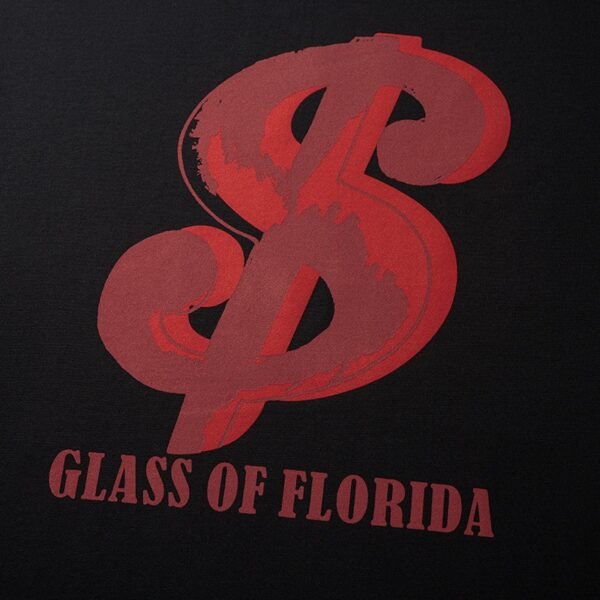 300 g pure cotton trendy brand suede foaming process T-shirt