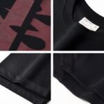 300 g pure cotton trendy brand three dimensional printing process T-shirt