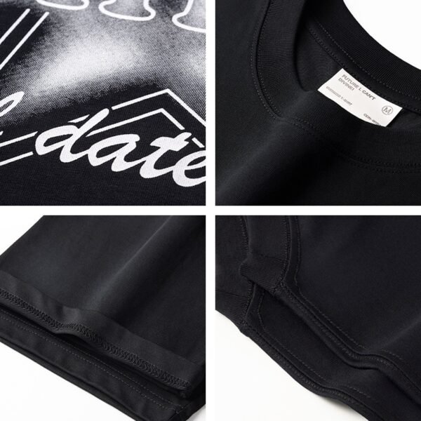 300 g pure cotton trendy brand Watermark process T-shirt