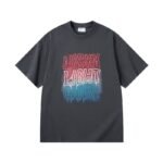 300 g pure cotton trendy brand foaming printing process T-shirt