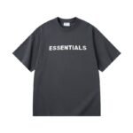 300 g pure cotton trendy brand Stereoscopic glue print T-shirt