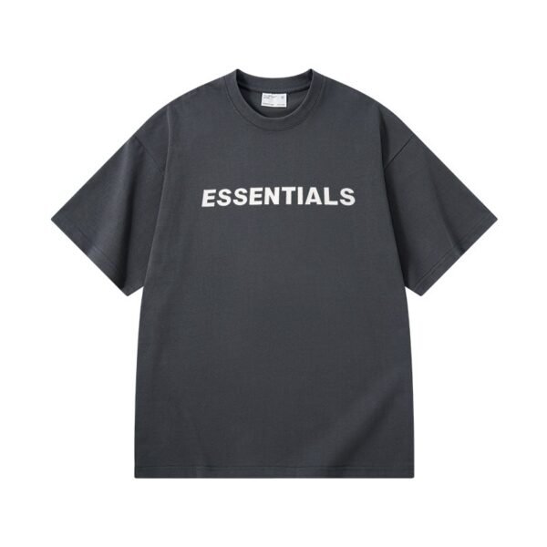 300 g pure cotton trendy brand Stereoscopic glue print T-shirt