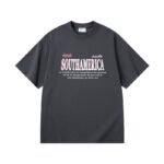 300 g pure cotton trendy brand RUBBER PASTE process T-shirt