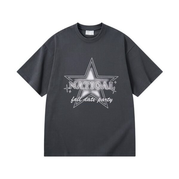 300 g pure cotton trendy brand Watermark process T-shirt