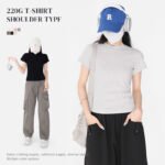 1012T-220g Slim Short Sleeves on the Shoulders