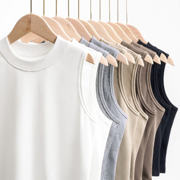 1039T-220g Round Neck Vest